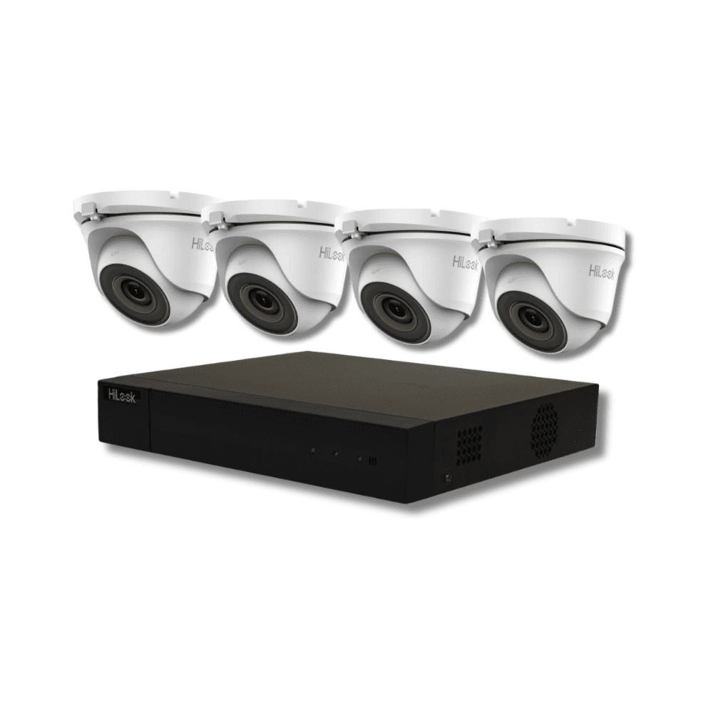 Hilook by Hikvision TK-4144TH-MH 4 Ch TVI Kit + 4X 4 MP Analog Cameras (Offer)