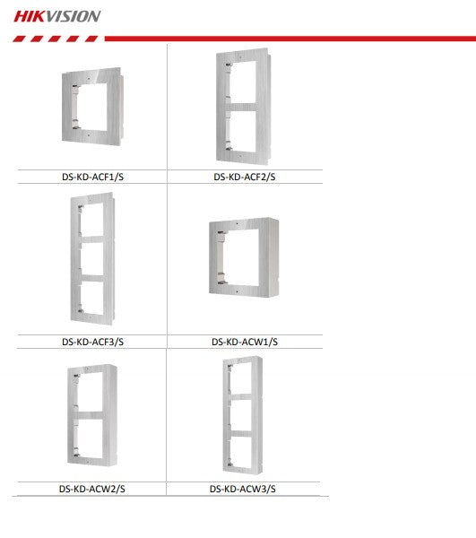 HIKVISION DS-KD-KP/S keypad module (Stainless Steel)