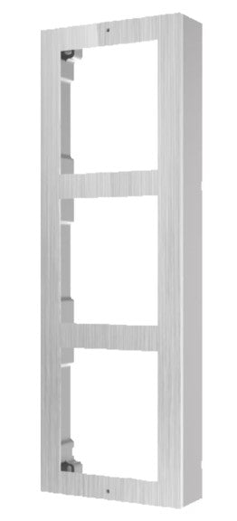 Hikvision DS-KD-ACW3/S 3-WAY wall mounting bracket for modular door station (Stainless Steel)